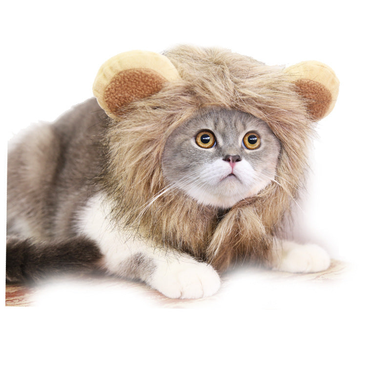 Fur Everest | Halloween Lion Hat for Dog and Cat