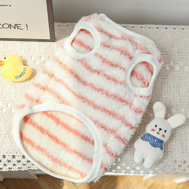 Fur Everest | Autumn and Winter Flannel Warm Small Dog Cat Vest