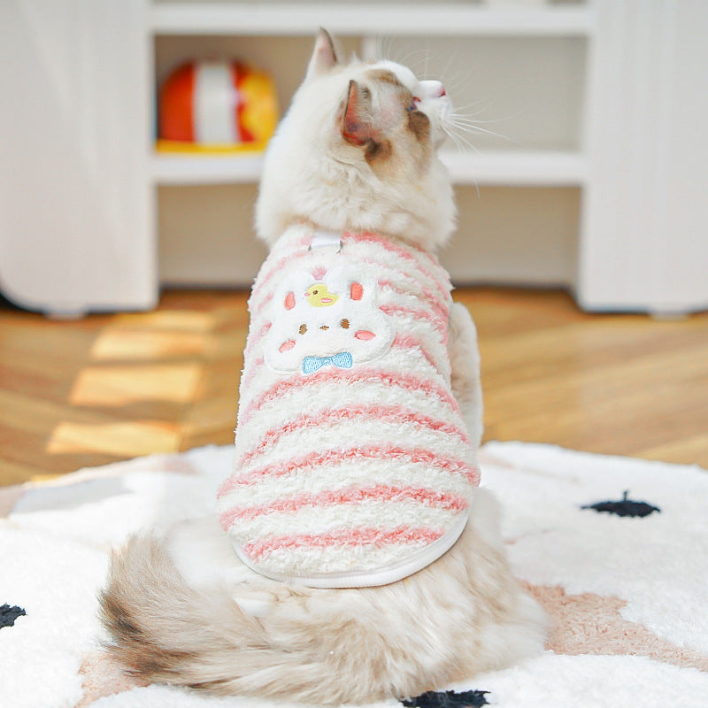 Fur Everest | Autumn and Winter Flannel Warm Small Dog Cat Vest