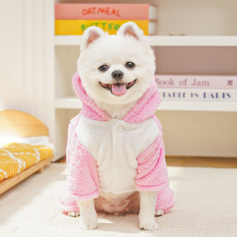 Fur Everest | Little Dinosaur Puppy Warm Clothes for Autumn and Winter