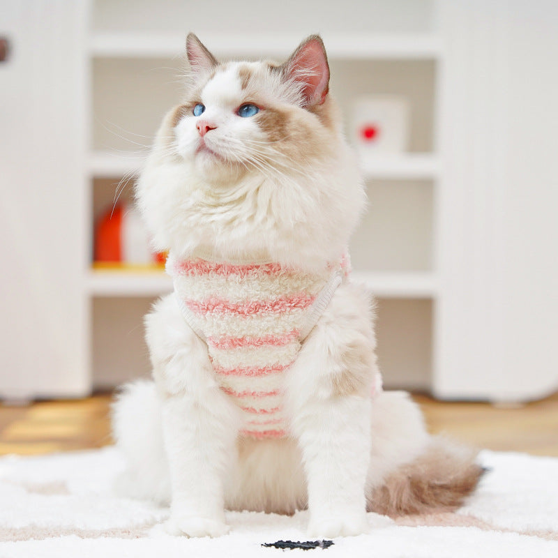 Fur Everest | Autumn and Winter Flannel Warm Small Dog Cat Vest