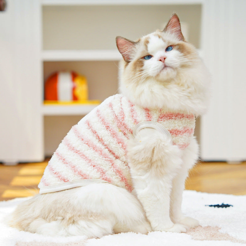 Fur Everest | Autumn and Winter Flannel Warm Small Dog Cat Vest