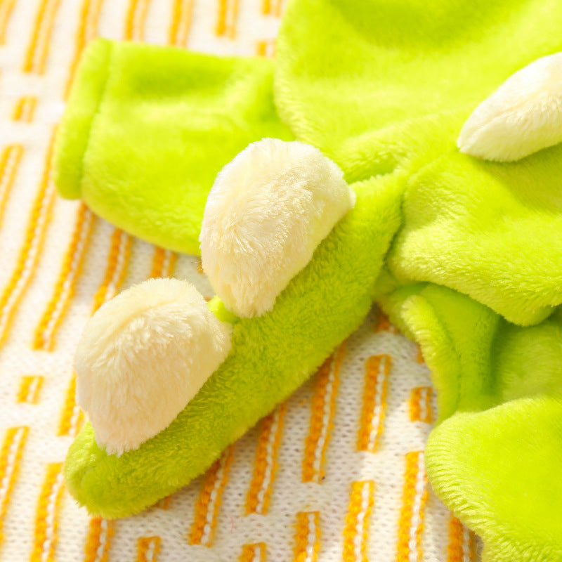 Fur Everest | Little Dinosaur Puppy Warm Clothes for Autumn and Winter